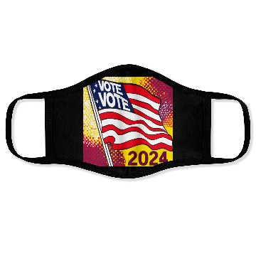 Discover Vote 2024 Election Face Masks 0001