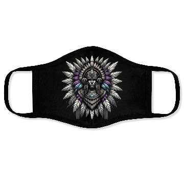 Discover Aztec Warrior Mask with Tribal Art and Ancient Face Masks
