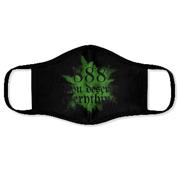 Discover 888 Angel Number Abundance Prosperity Face Masks