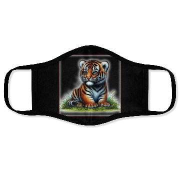 Discover Cute baby animals Face Masks