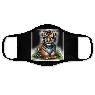 Discover Cute baby animals Face Masks