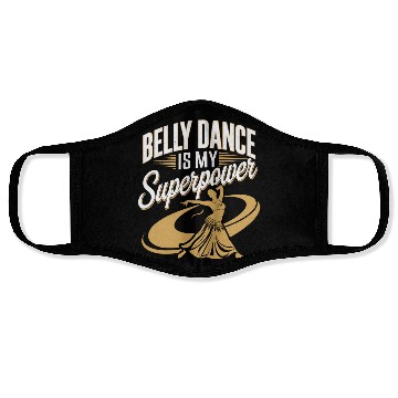 Discover Tribal Fusion Rhythmic Dance Art For Belly Dance Face Masks
