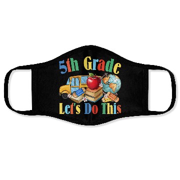 Discover back to school Let's Do This 5th Face Masks