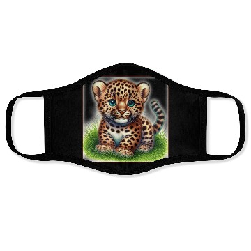 Discover Cute baby animals Face Masks