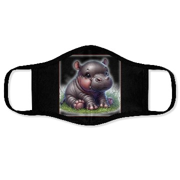 Discover Cute baby animals Face Masks