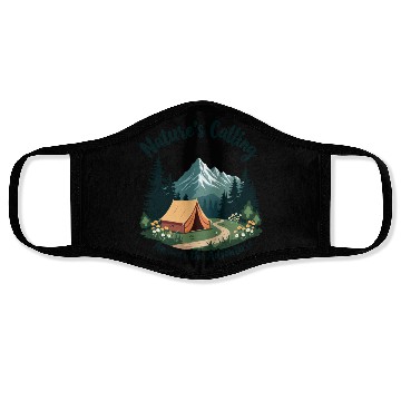 Discover Nature's Calling Answer the Adventure Face Masks