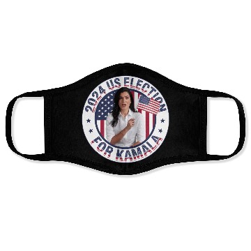 Discover 2024 US election for Kamala Face Masks