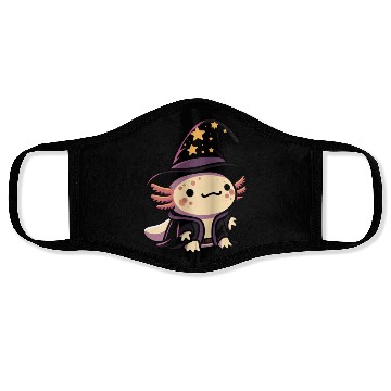 Discover Axolotl Wizard - Fantasy Pet Face Masks