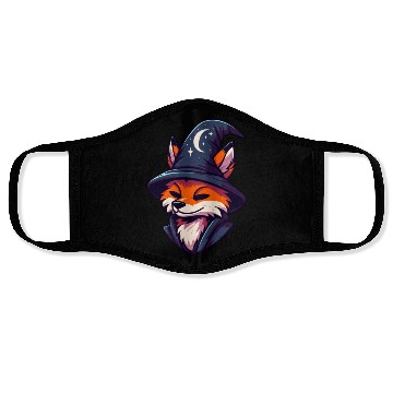 Discover Fox Wizard - Magic Fantasy Face Masks