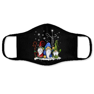 Discover Merry Christmas Gnomes Xmas Family Men Women Face Masks