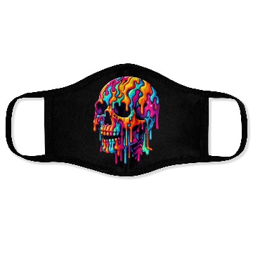 Discover Vibrant Psychedelic Skull Face Masks