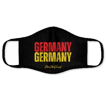 Discover Germany flag, German pride Face Masks