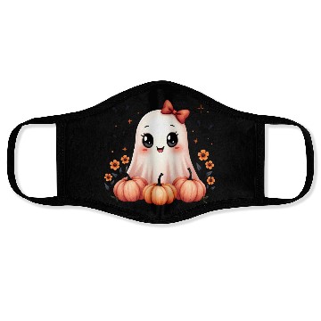 Discover Cute Ghost of Magic Grove Face Masks
