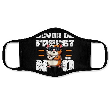 Discover funny design sweet hamster Face Masks