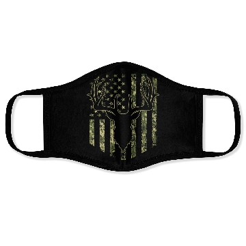 Discover Camouflage USA Flag Deer Hunting Camo Face Masks