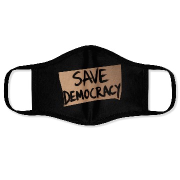 Discover Save Democracy Face Masks