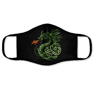 Discover Celtic Dragon Knot Face Masks