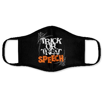 Discover Trick Or Speech Halloween Speech Therapy SLP Face Masks