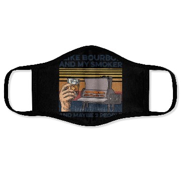 Discover I Like Bourbon And Maybe 3 People Face Masks