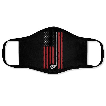 Discover Golf American Flag US Golfer Golfing Golf Lovers Face Masks