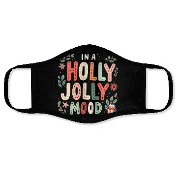 Discover Holly Jolly Mood Face Masks