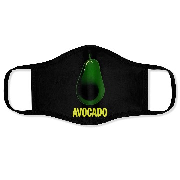 Discover Avocado food art vegan design 10 Face Masks