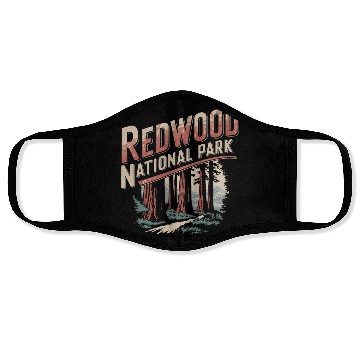 Discover Redwood National Park Face Masks