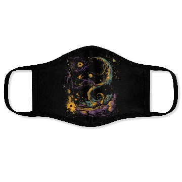 Discover Weirdcore Aesthetic Cosmic Space Dreamcore Creepy Face Masks