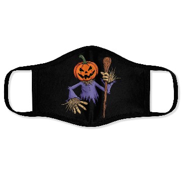 Discover Spooky Halloween Scarecrow Face Masks