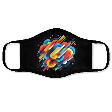 Discover art abstract Face Masks