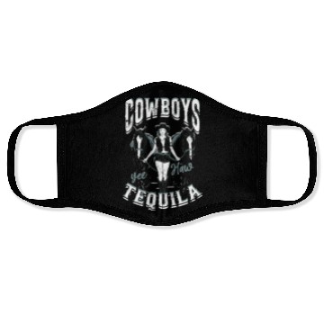 Discover Cowboys and Tequila - Cowgirl Face Masks