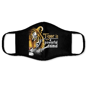 Discover Graphics "Tiger" design best for tiger lover Face Masks