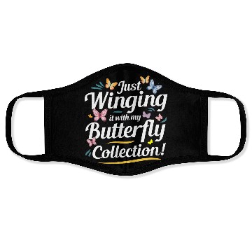 Discover Butterfly Butterflies Insect Collector Entomology Face Masks