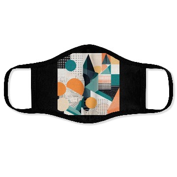Discover Minimalist Geometric Design with Depth Illusion Face Masks