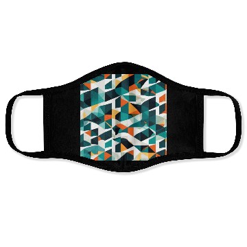 Discover Minimalist Geometric Design with Depth Illusion Face Masks
