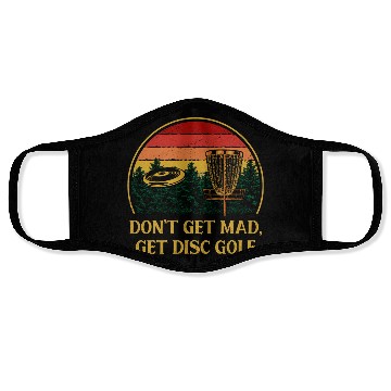 Discover Get Disc Golf Funny Couples Humor Lovers Golfer Face Masks