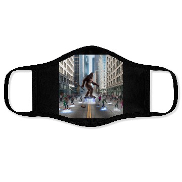 Discover Sasquatch in Seattle Face Masks