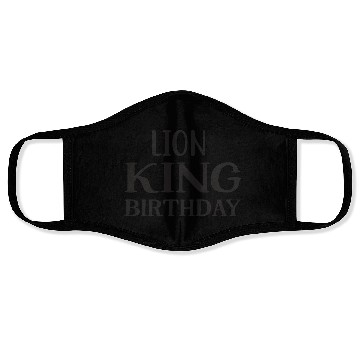 Discover Lion King Birthday dad Face Masks