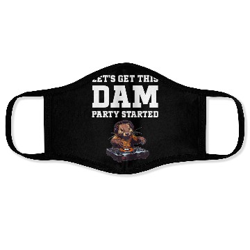 Discover Beaver lover dj 2 Face Masks