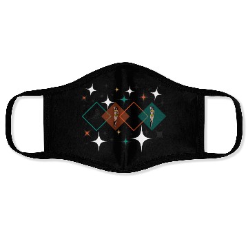 Discover Triangle pin Postal Service Face Masks