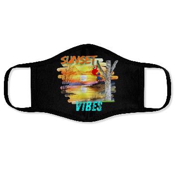 Discover Sunset Vibes Face Masks