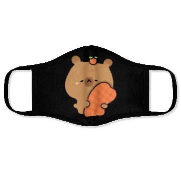 Discover Sleepy Capybara Face Masks