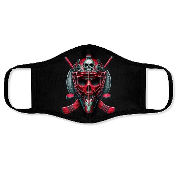 Discover Red Skull Hockey Goalie Face Masks