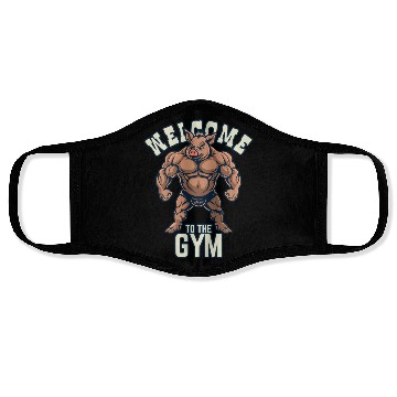 Discover Welcome to the Gym: Bodybuilder Pig Face Masks