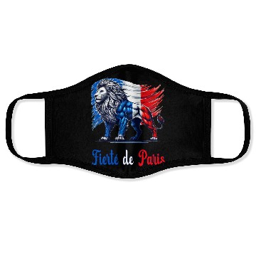 Discover The pride of Paris flag design Face Masks
