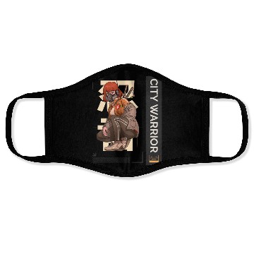 Discover City Warrior Face Masks - Trendy Urban Street Styl
