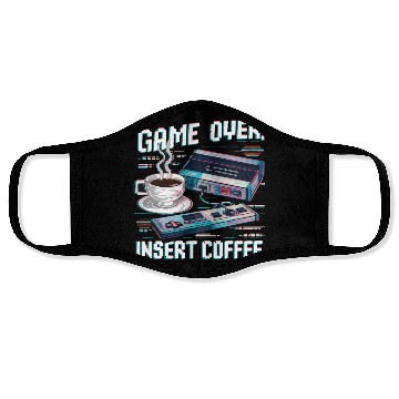 Discover Game Over Insert Coffee 01 Face Masks