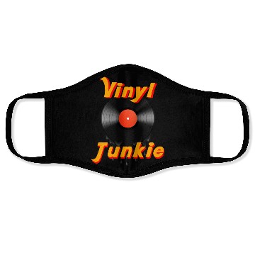 Discover Vinyl Junkie vintage Face Masks