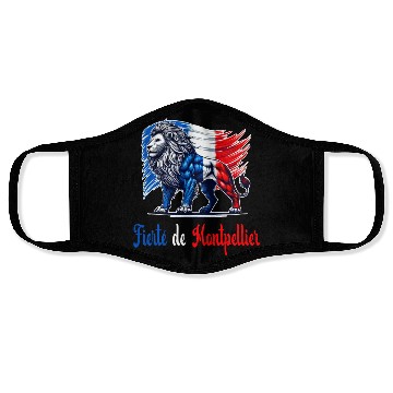 Discover The pride of Montpellier flag design Face Masks