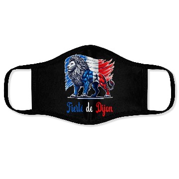 Discover The proud Dijon flag design Face Masks